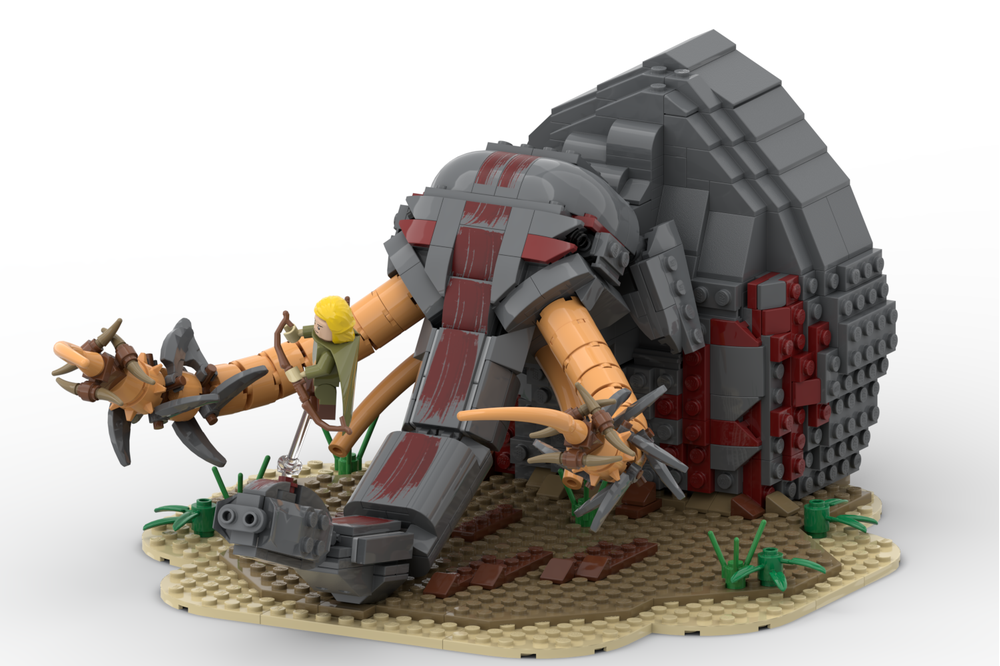 LEGO MOC LOTR - Oliphaunt Takedown - Still Only Counts as One by ...