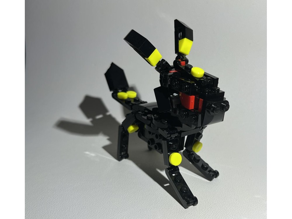 LEGO MOC Umbreon (31159) by hitori_builds | Rebrickable - Build with LEGO