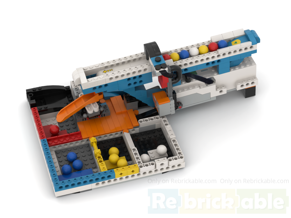 LEGO MOC Marble colour sorter by se1977 | Rebrickable - Build with LEGO