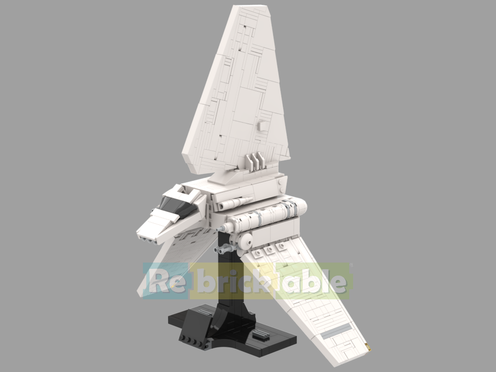 LEGO MOC-237288 Midi-Scale Lambda-Class T-4a Imperial Shuttle by
