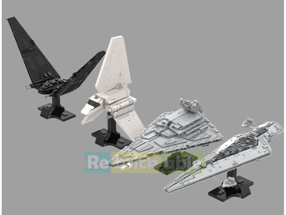 LEGO MOC-237288 Midi-Scale Lambda-Class T-4a Imperial Shuttle by