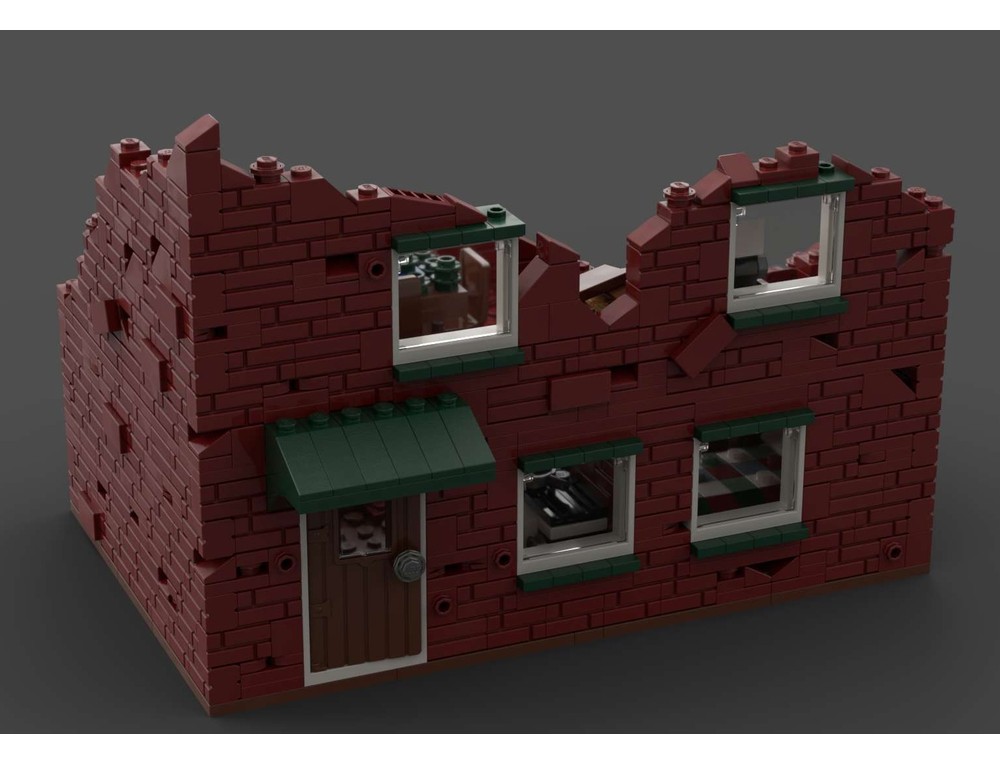 LEGO MOC-237361 Red WW2 Building Ruins by CloneFlame102 | Rebrickable ...