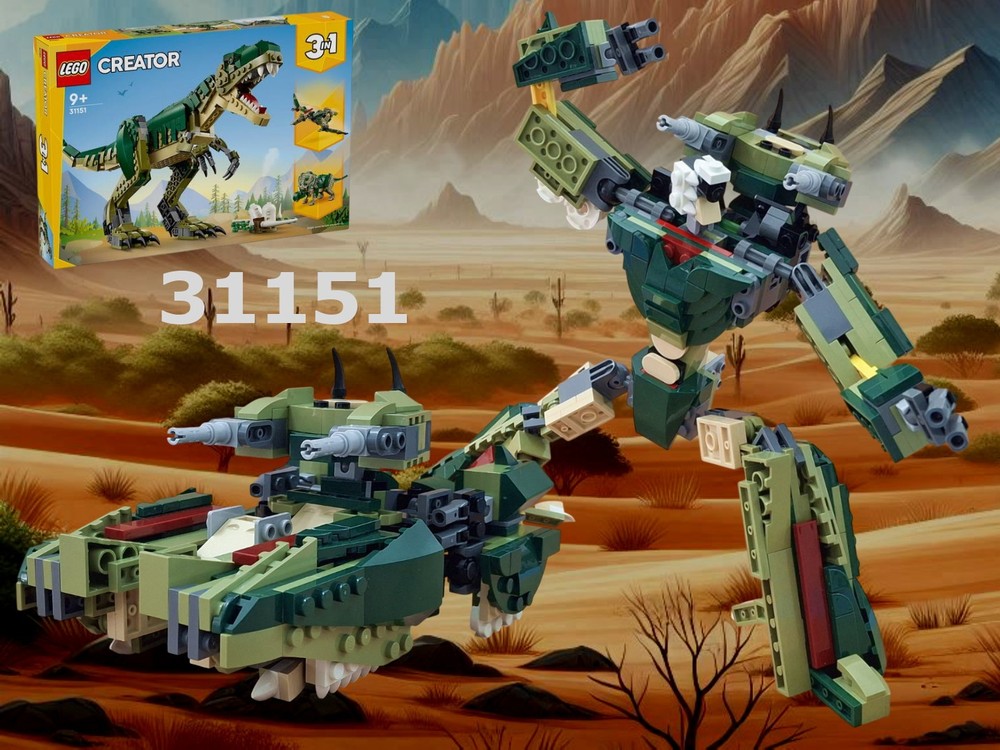 LEGO MOC-237367 Transformer Futuristic Tank using LEGO Creator