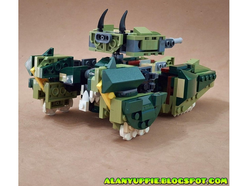 LEGO MOC-237367 Transformer Futuristic Tank using LEGO Creator 31151 T ...