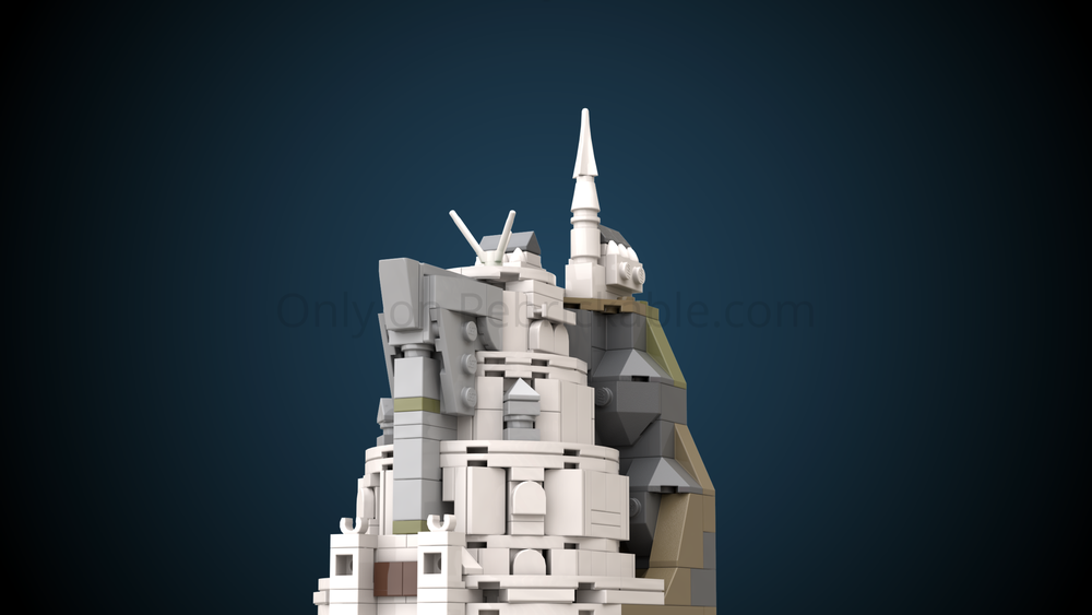LEGO MOC LOTR - The White City (microscale) - Map of Middle-Earth by ...