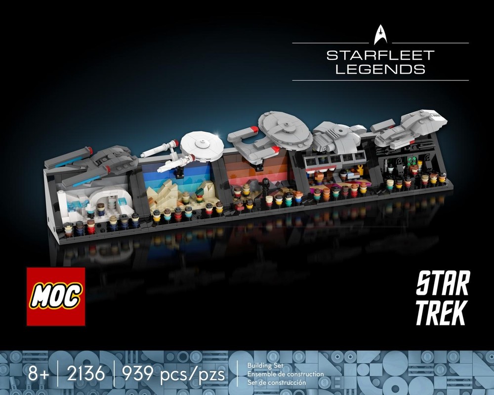 LEGO MOC-237406 Star Trek: Starfleet Legends — Five Classic Trek