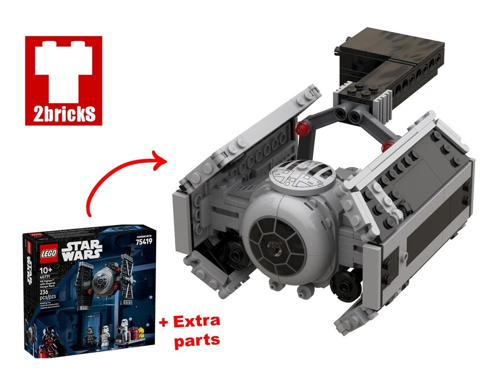 LEGO MOC Twin Ion Engine Advanced Fighter (Death Star GWP Scale