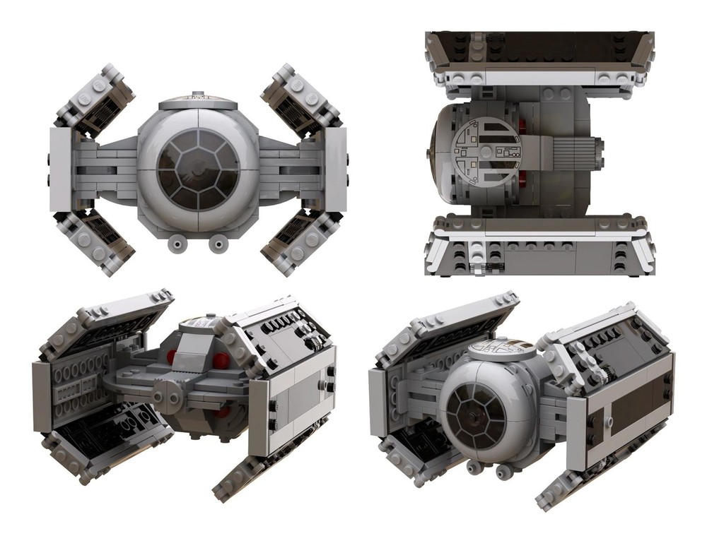 LEGO MOC Twin Ion Engine Advanced Fighter (Death Star GWP Scale