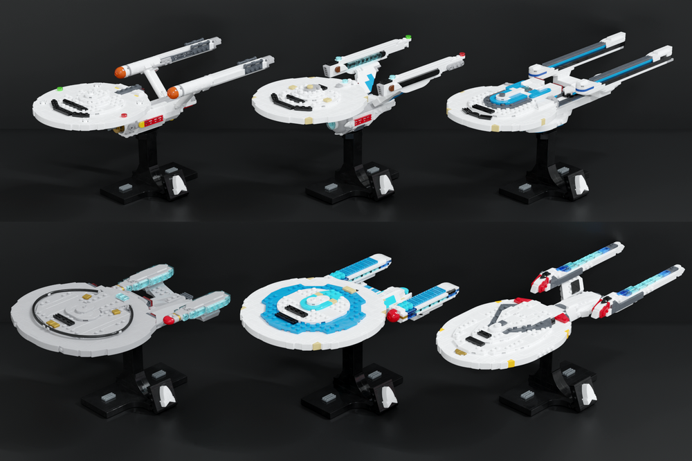 LEGO MOC-237555 USS Enterprise Classic Collection by Lilium Brick Yards ...