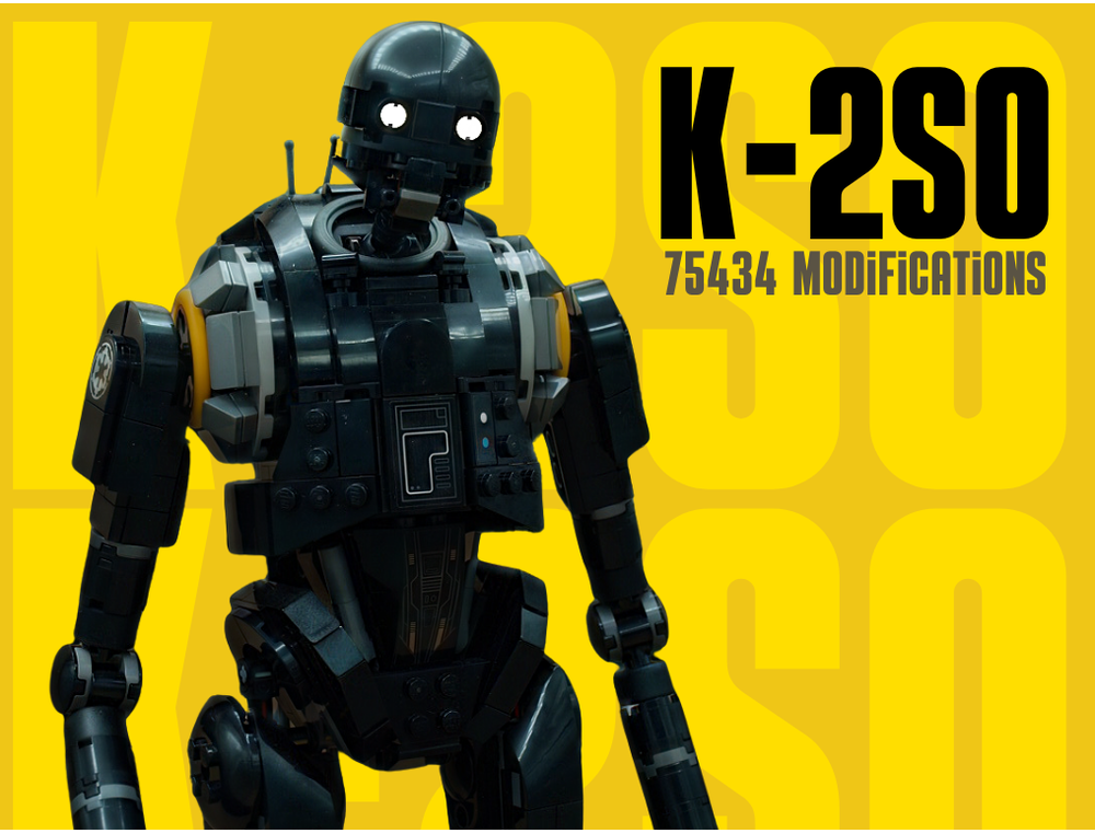 LEGO MOC-237670 75434 K-2S0 Security Droid Mods by FritesAuFour ...
