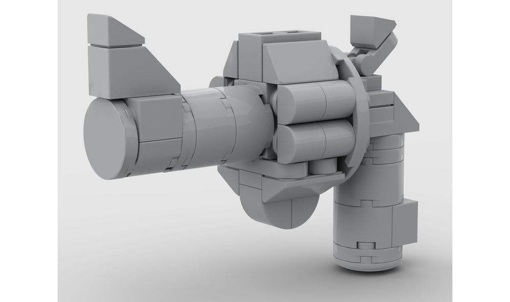 LEGO MOC-237790 Up-Scaled Revolver Handgun for 40649 Up-Scaled Lego ...