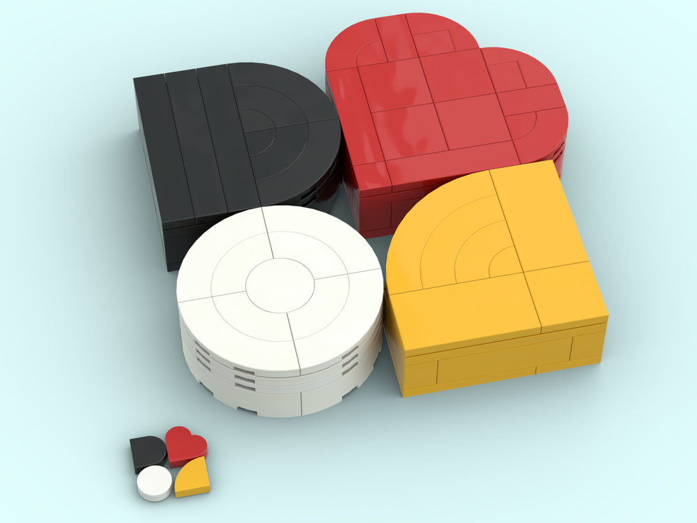 LEGO MOC-237869 Upscaled 1x1 Tiles by Ailurophelia | Rebrickable ...