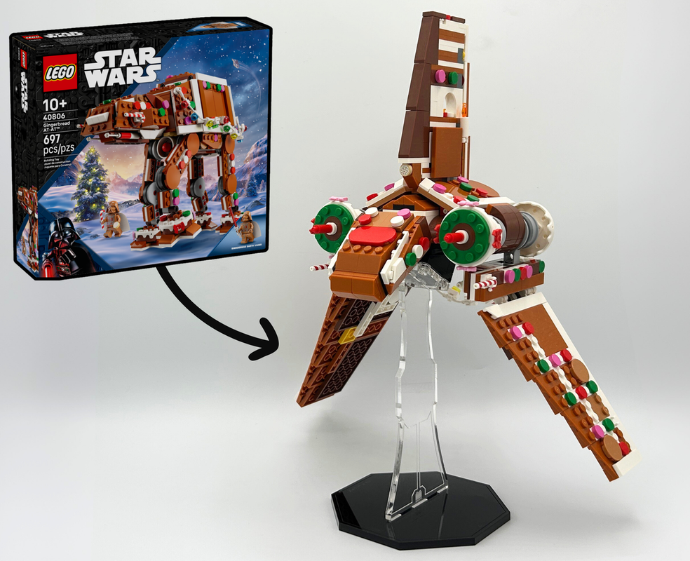 LEGO MOC Gingerbread Shuttle (40806 Alternate Model) by codyaner