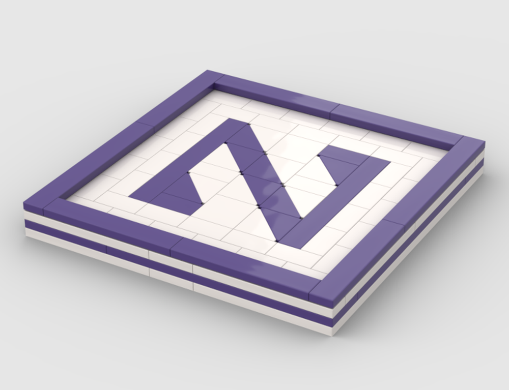 LEGO MOC-237994 Northwestern University Coaster by HoboMan000 ...