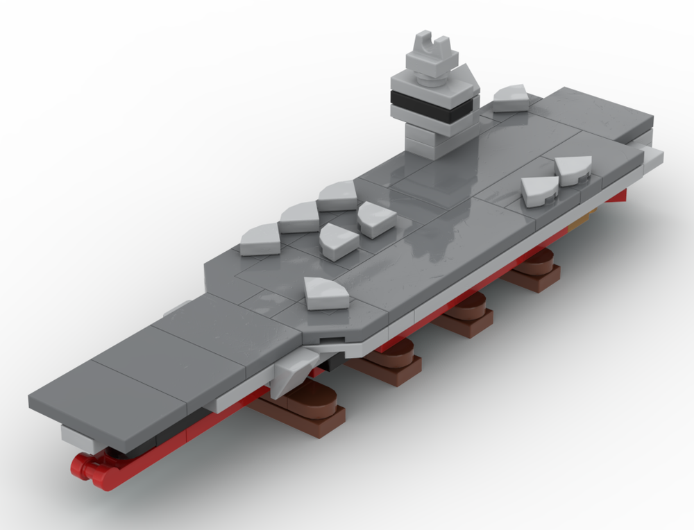 LEGO MOC-238009 Gerald R. Ford class Aircraft Carrier by Vega295 ...