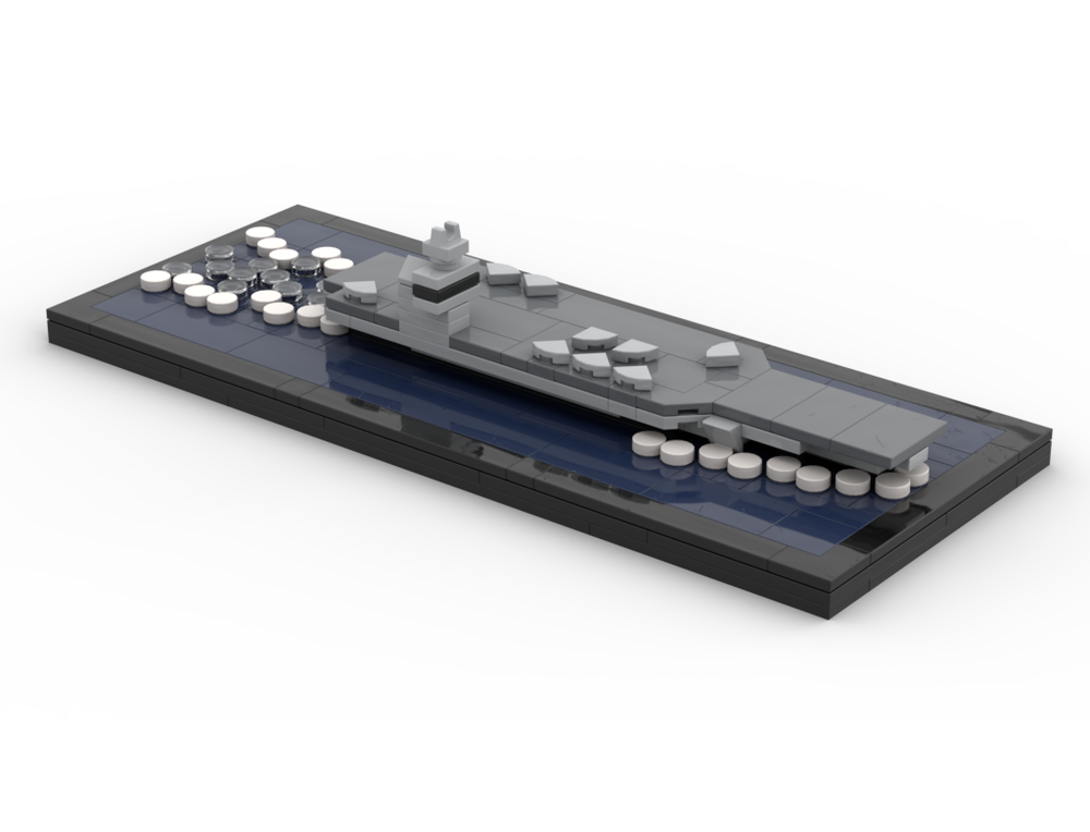 LEGO MOC-238009 Gerald R. Ford class Aircraft Carrier by Vega295 ...