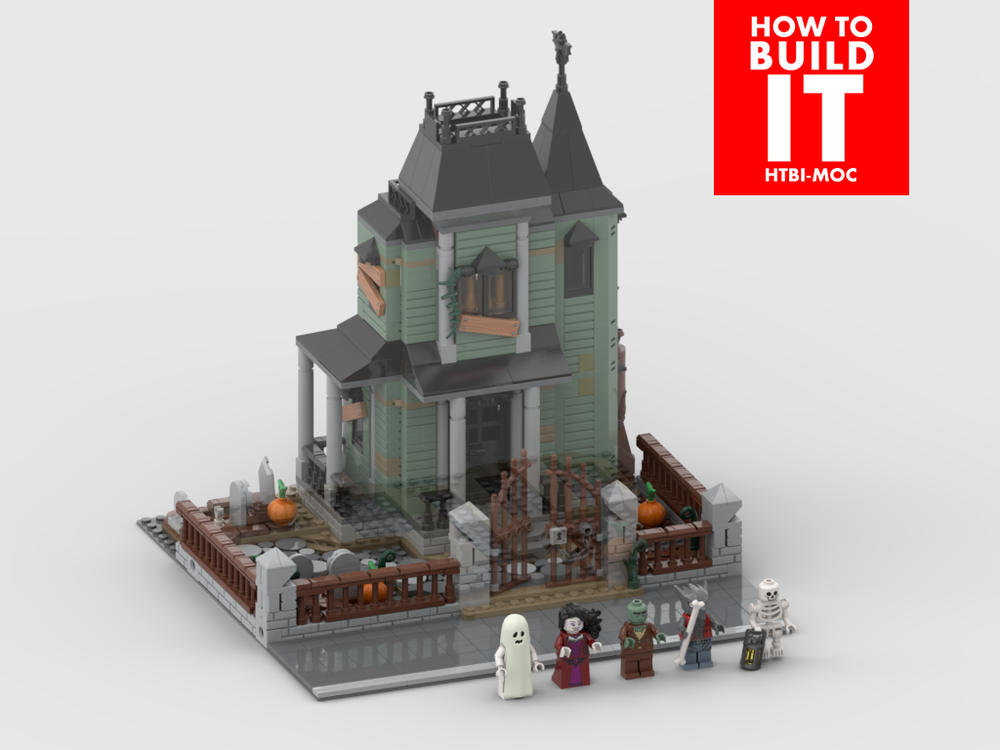 Modular display for set 31167 – Haunted Mansion