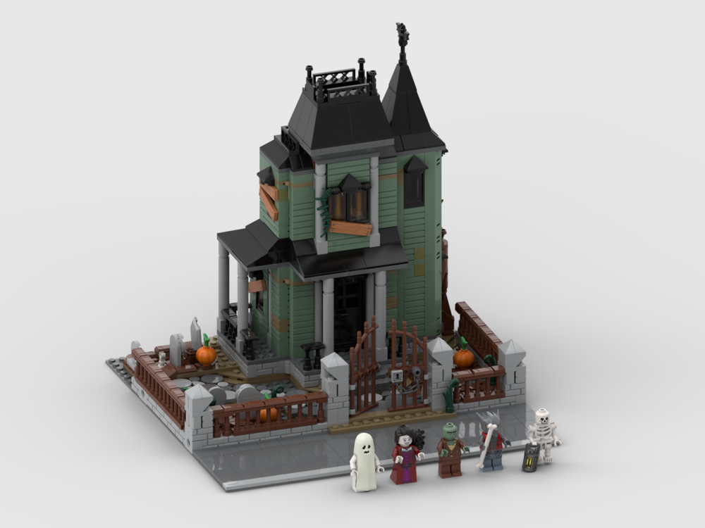 LEGO MOC-238142 Modular display for set 31167 - Haunted Mansion by
