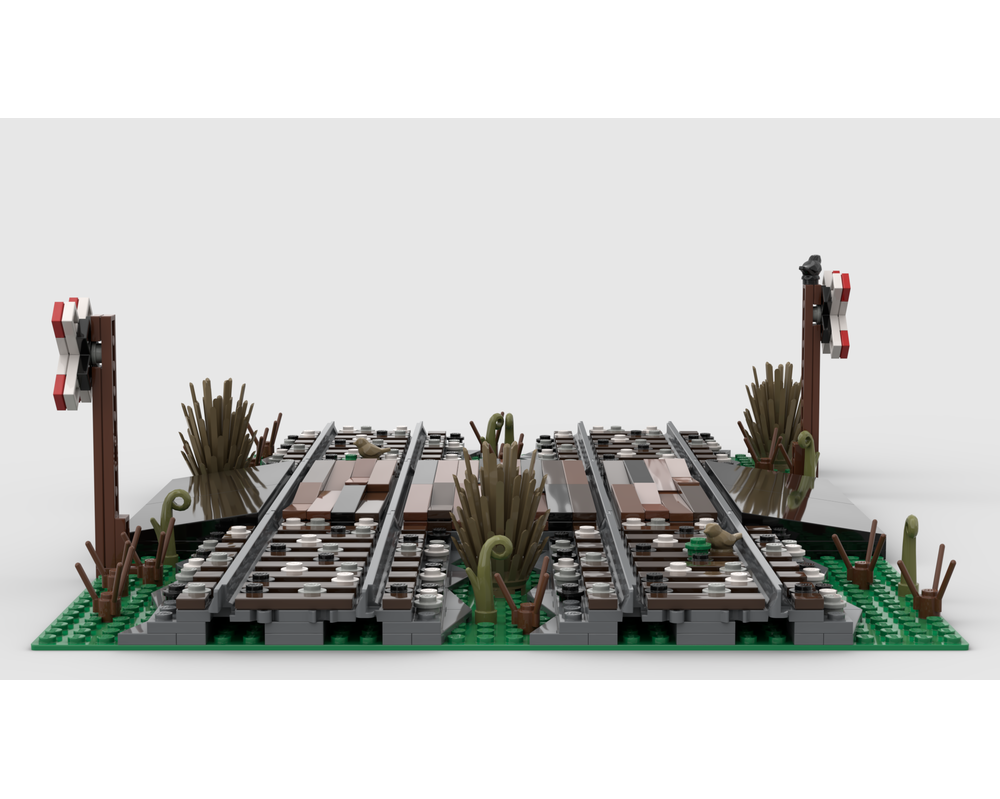 LEGO MOC-238156 Old train crossing by Il_Buta | Rebrickable - Build ...