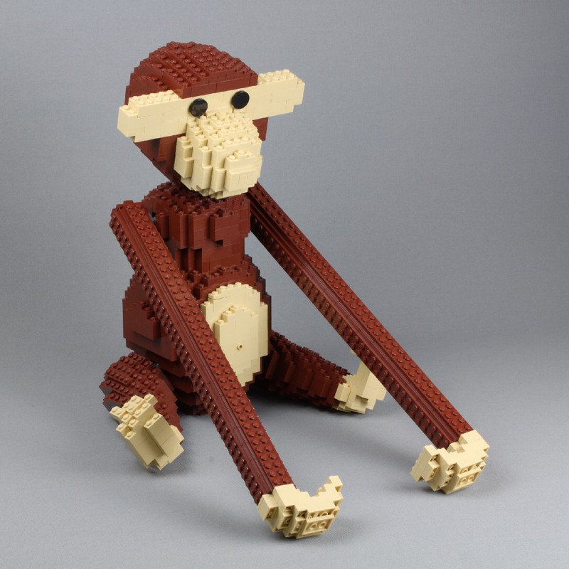 LEGO MOC Kay Bojesen Monkey - Size by | Rebrickable - Build