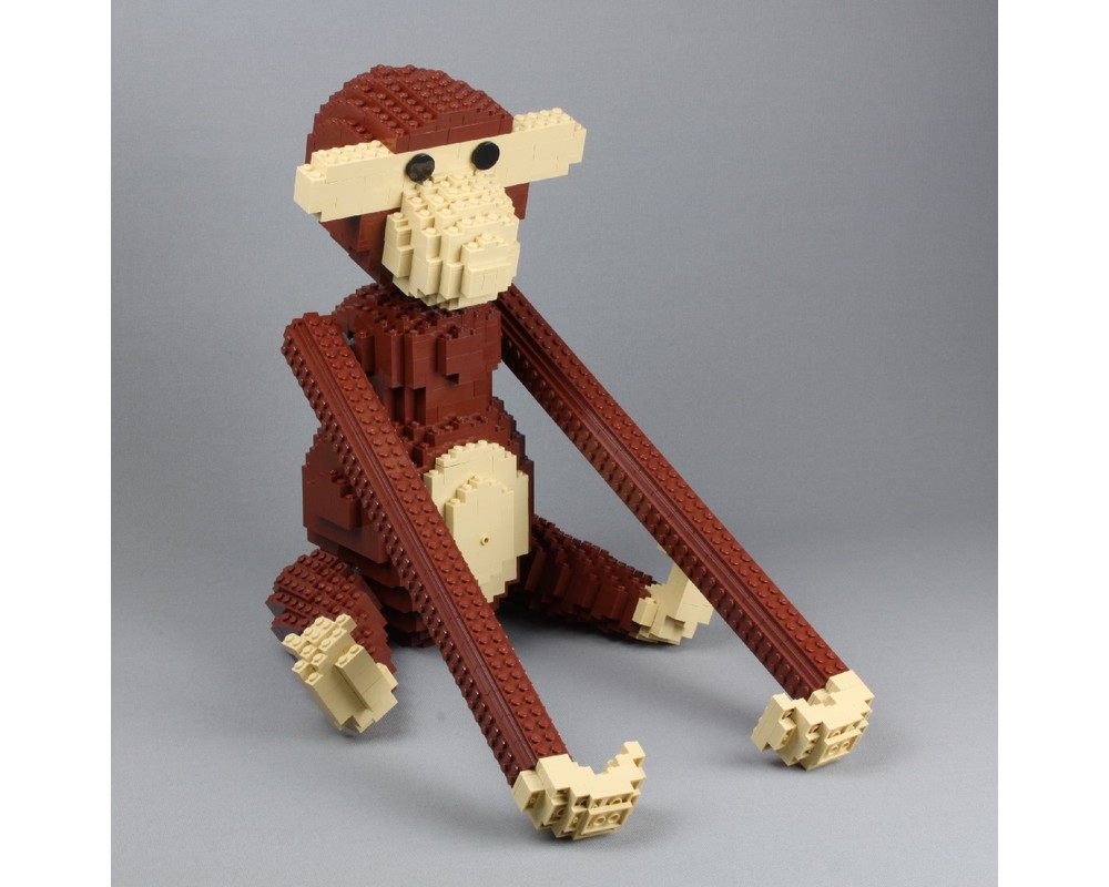 LEGO MOC Kay Bojesen Monkey Medium Size by LasseD Rebrickable