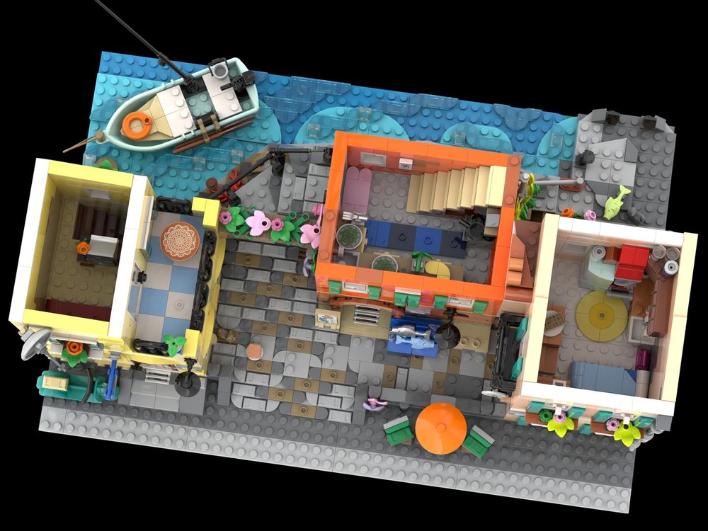 LEGO MOC-238212 Italian Square - 21359 Italian Riviera Modification by ...
