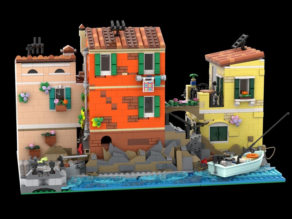 LEGO MOC-238212 Italian Square - 21359 Italian Riviera Modification by ...