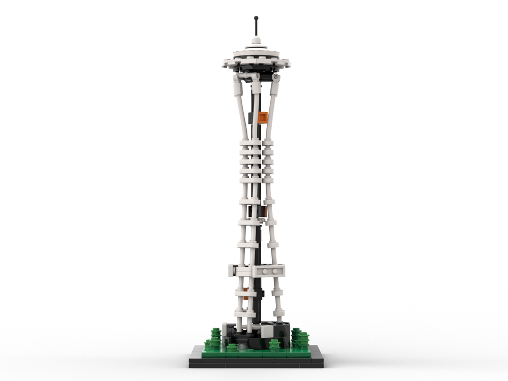 LEGO MOC-238222 Seattle Space Needle 1:800 Scale by sea2sea ...