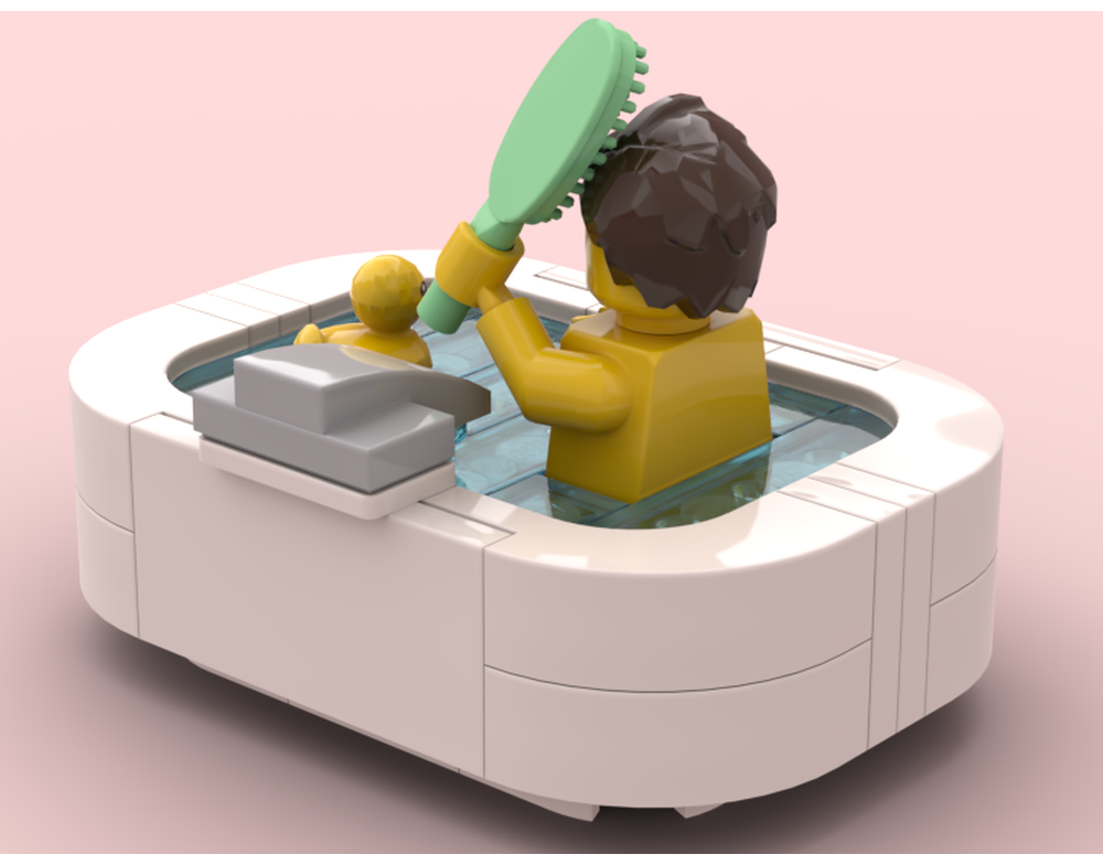 LEGO MOC-238255 Bath time by Ptchnk | Rebrickable - Build with LEGO