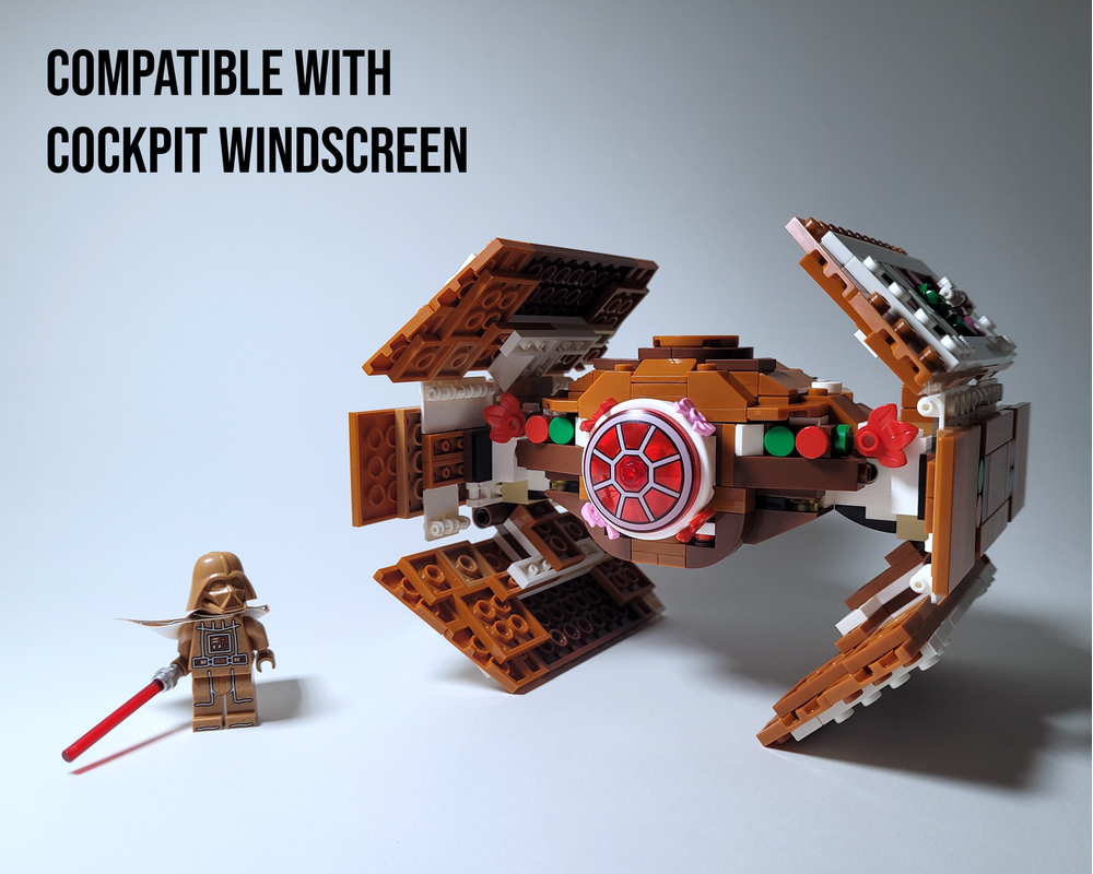 LEGO MOC-238305 Gingerbread TIE/ad Advanced x1 (40806 Alternate