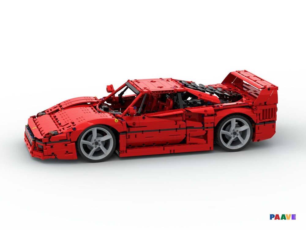 LEGO MOC-238327 Ferrarl F40 1:8 by paave | Rebrickable - Build