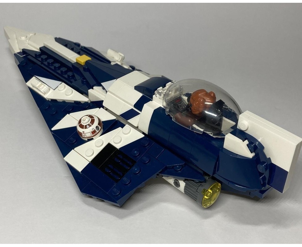 LEGO MOC Plo Koon's Modular Delta-7 Starfighter by Ollysgoodbrick