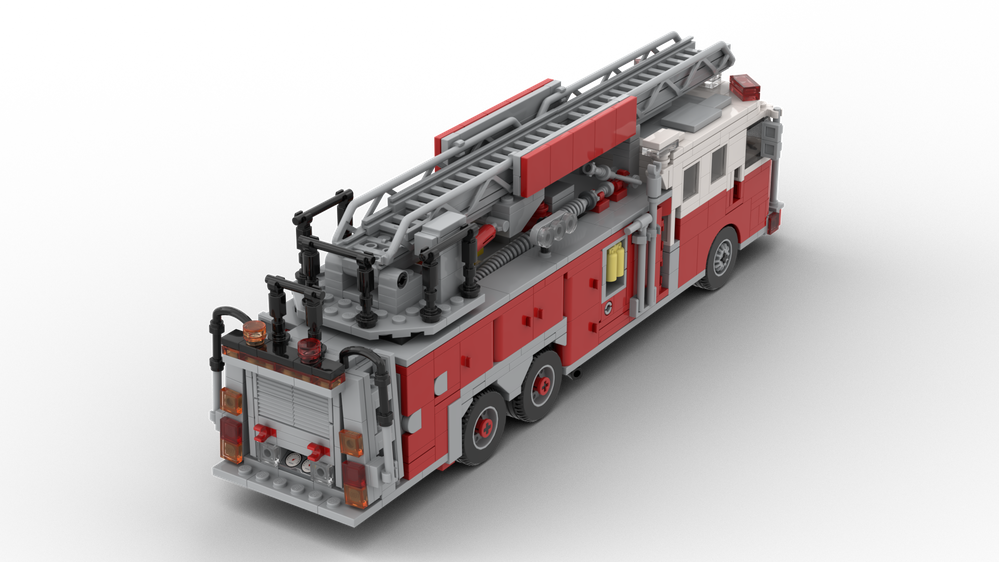 LEGO MOC-238354 FDNY 2000 Seagrave 100 rear mount ladder by nicepeople8 ...