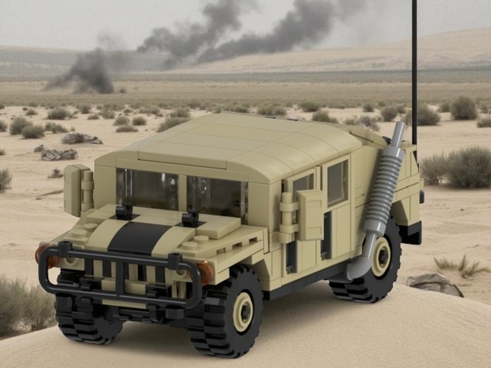 LEGO MOC-238387 Basic Humvee by Potato_boi_2022 | Rebrickable - Build ...