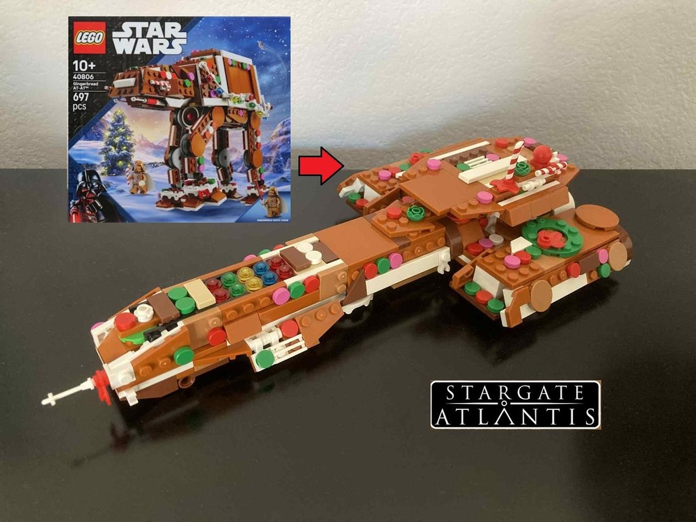 Gingerbread Stargate Daedalus Battlecruiser