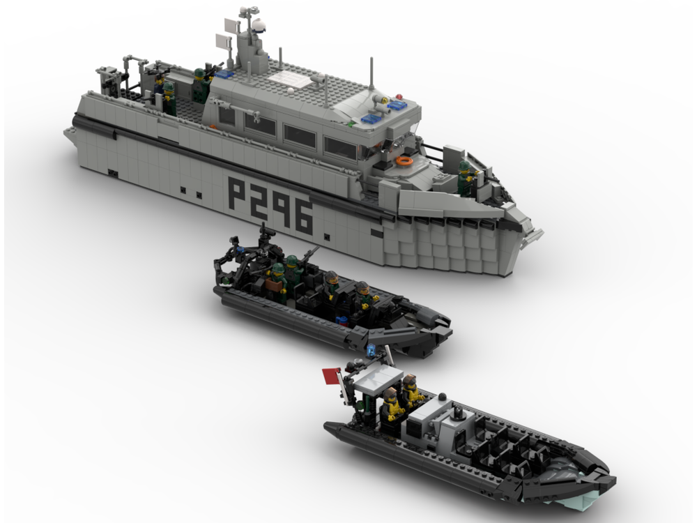 LEGO MOC Cutlass Class Royal Navy Patrol Launch (HMS DAGGER) by jrd3683 ...