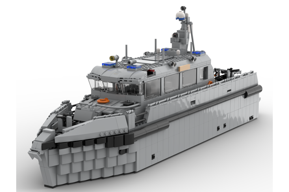 LEGO MOC-238513 Cutlass Class Royal Navy Patrol Launch (HMS DAGGER) by ...
