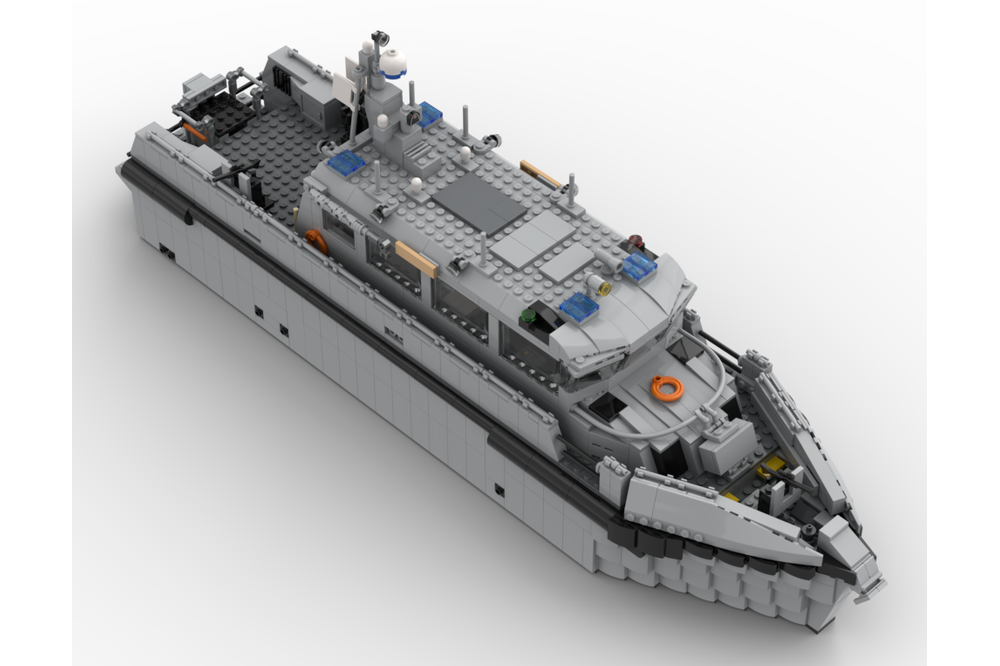 LEGO MOC-238513 Cutlass Class Royal Navy Patrol Launch (HMS DAGGER) by ...