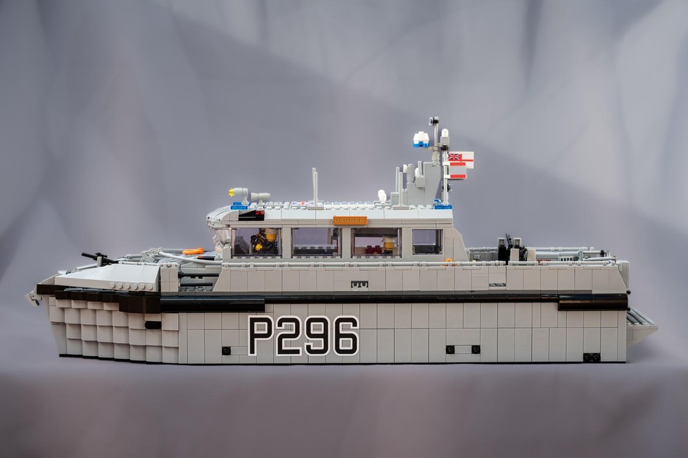 LEGO MOC-238513 Cutlass Class Royal Navy Patrol Launch (HMS DAGGER) by ...