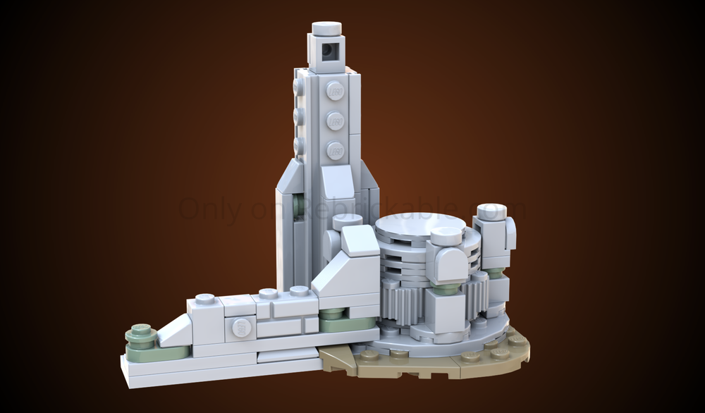 LEGO MOC LOTR - Helm's deep (microscale) - Map of Middle-Earth by ...