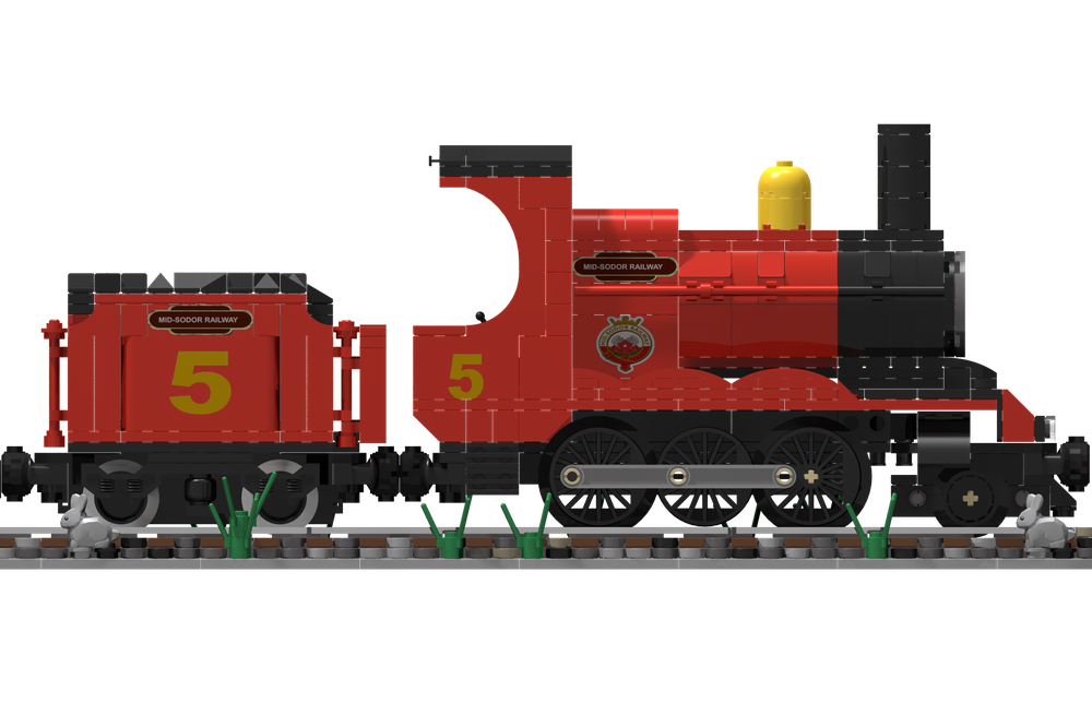 LEGO MOC-238549 James the Red Engine by Plymbricks | Rebrickable ...