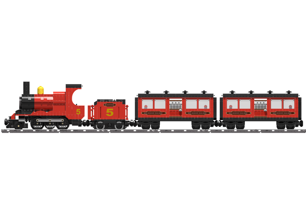 LEGO MOC-238549 James the Red Engine by Plymbricks | Rebrickable ...