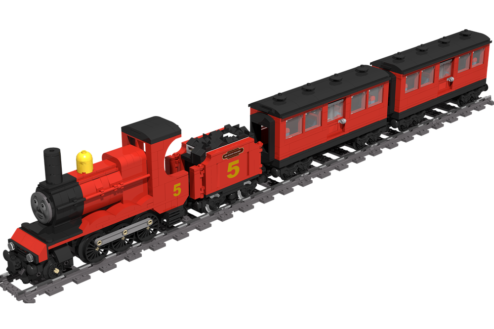 LEGO MOC-238549 James the Red Engine by Plymbricks | Rebrickable ...