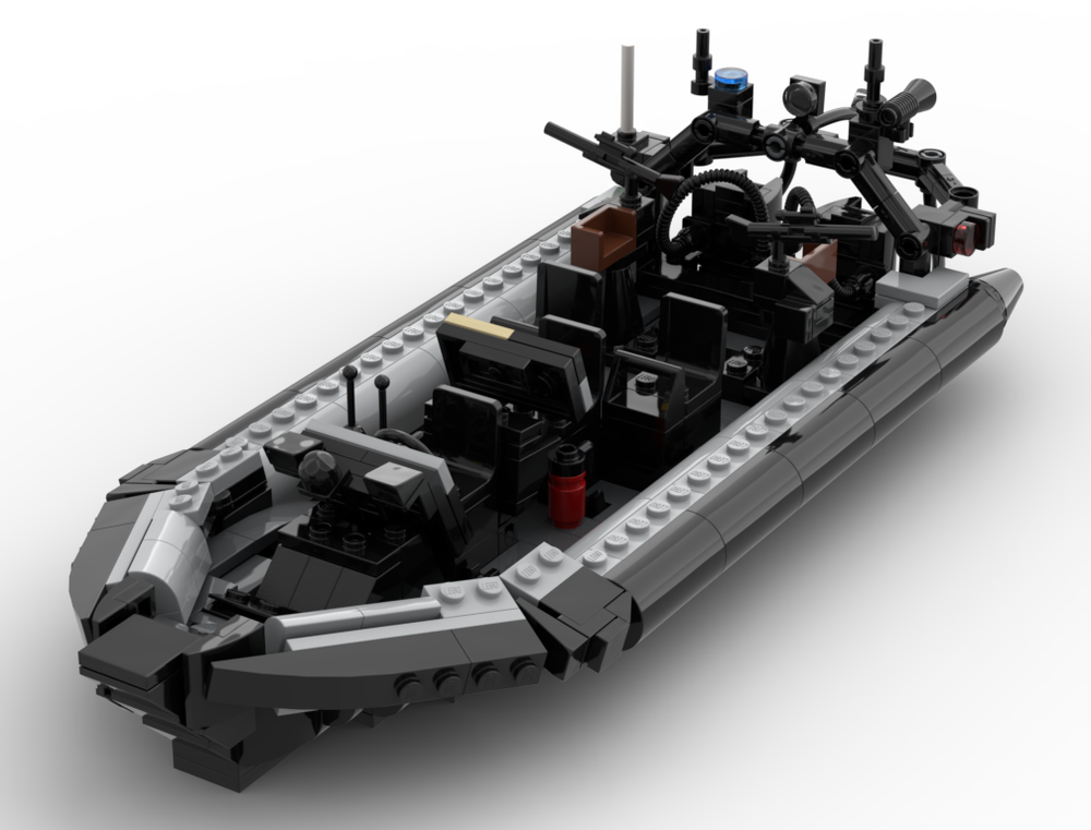 LEGO MOC Arctic 24 RHIB (with General Purpose Machine Guns) by jrd3683 ...