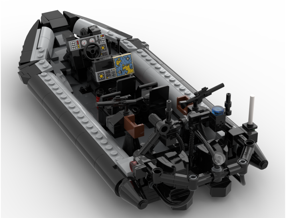 LEGO MOC Arctic 24 RHIB (with General Purpose Machine Guns) by jrd3683 ...