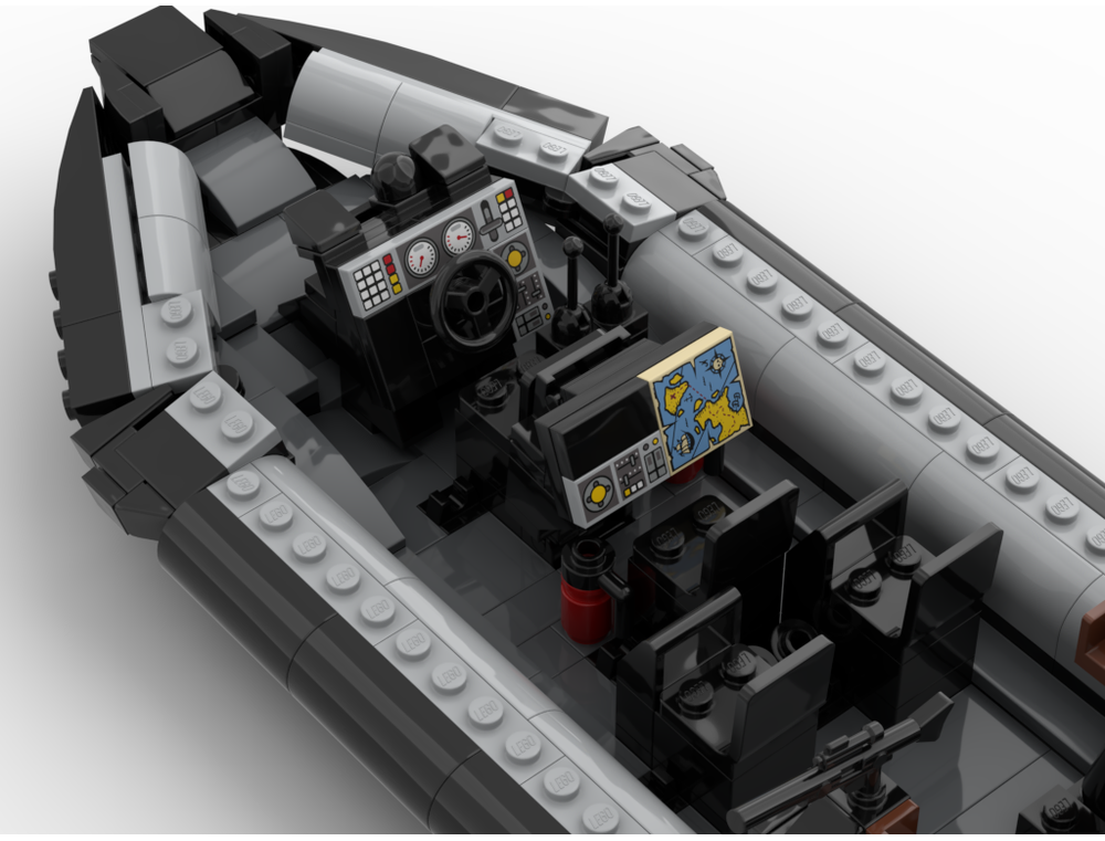 LEGO MOC Arctic 24 RHIB (with General Purpose Machine Guns) by jrd3683 ...