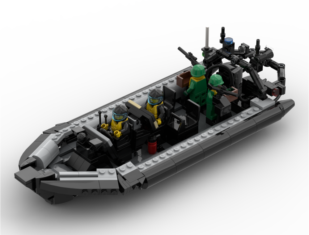 LEGO MOC Arctic 24 RHIB (with General Purpose Machine Guns) by jrd3683 ...