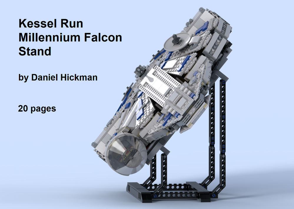 millennium falcon kessel run lego