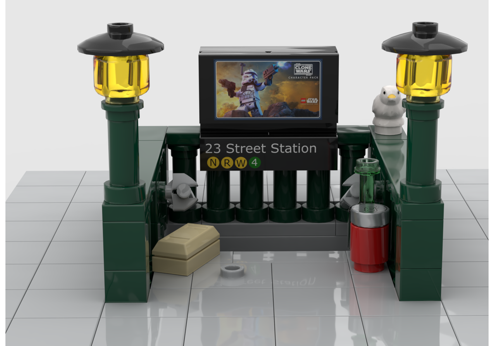 LEGO MOC-238647 Subway Station by myBrickArt | Rebrickable - Build