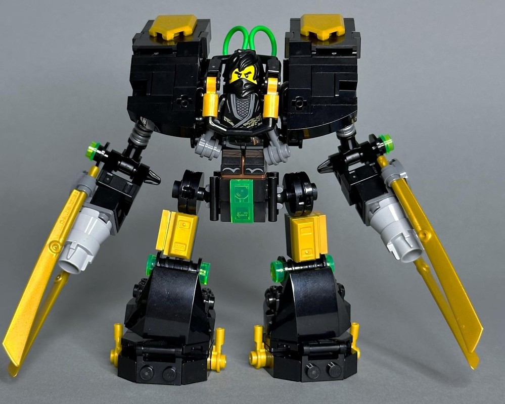 LEGO MOC Cole's Earth Mech by bobbacatmocs | Rebrickable - Build with LEGO